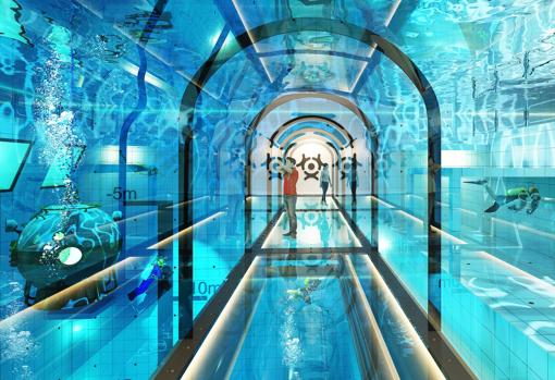 La piscina más profunda del mundo 45 metros